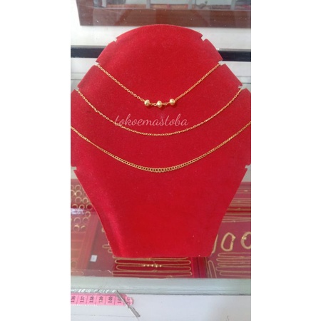 ACC kalung wanita/kalung emas wanita/kalung emas 24karat 99.9%/kalung emas toba 10gram