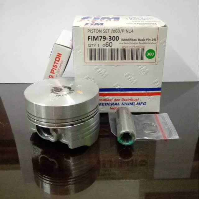 Piston Set FIM 79 original 100% custom dome diameter 57 57,5 58 58,5 59 59,5 60 pin 14 seher izumi m