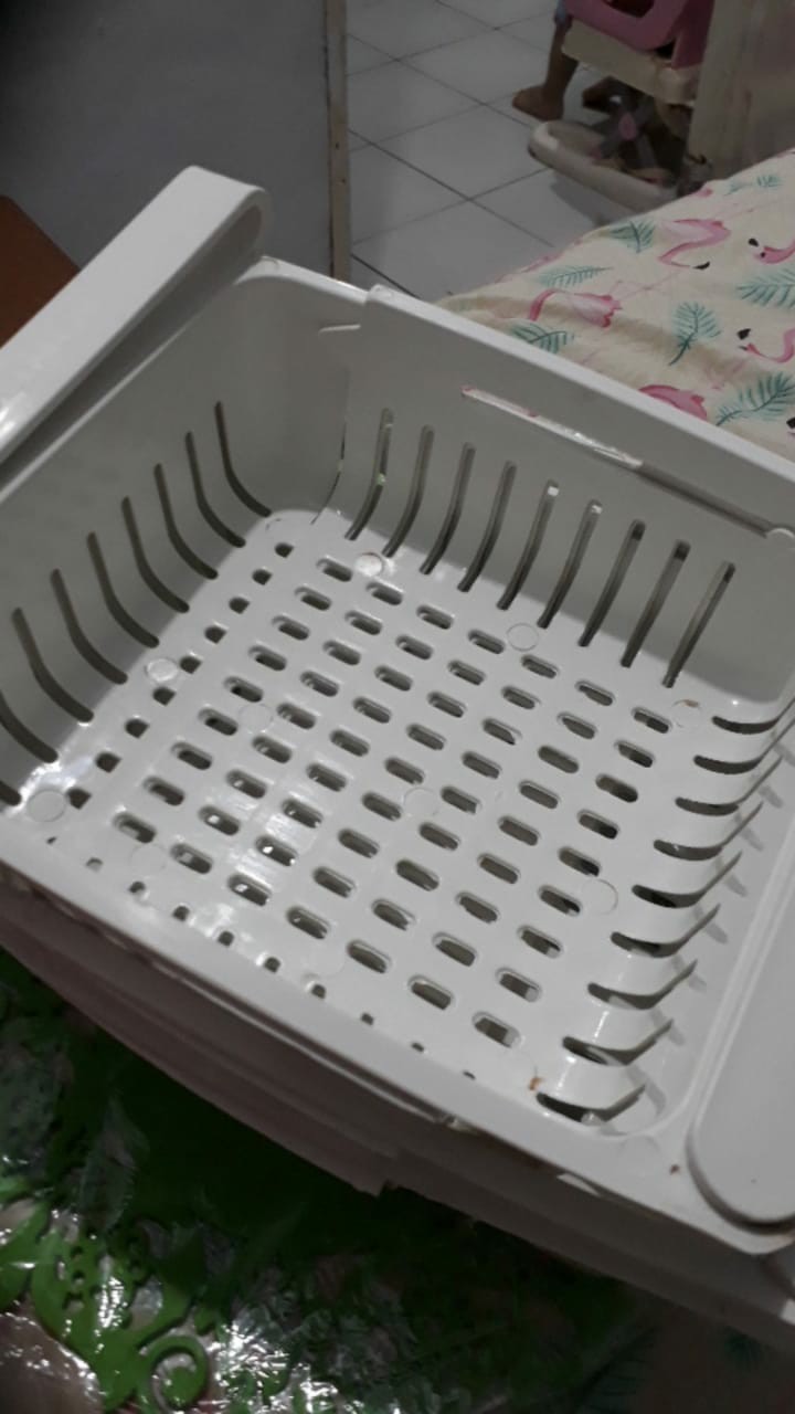 Rak Kulkas Laci Kulkas Jadi Muat Lebih Banyak Kotak Penyimpanan Makanan A801