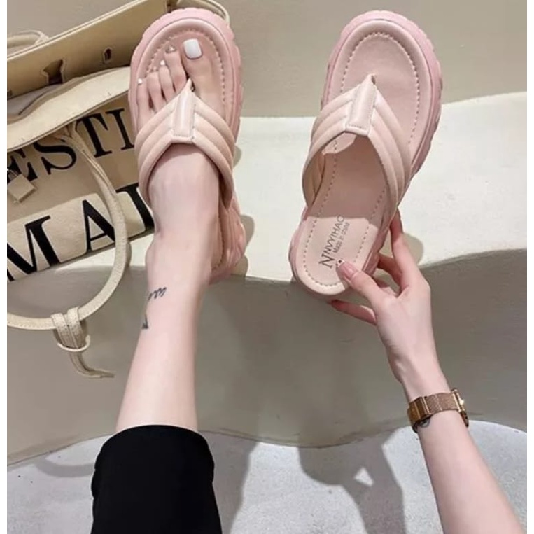 jessy_Sandal Tali Slip On Wanita KUE AP14