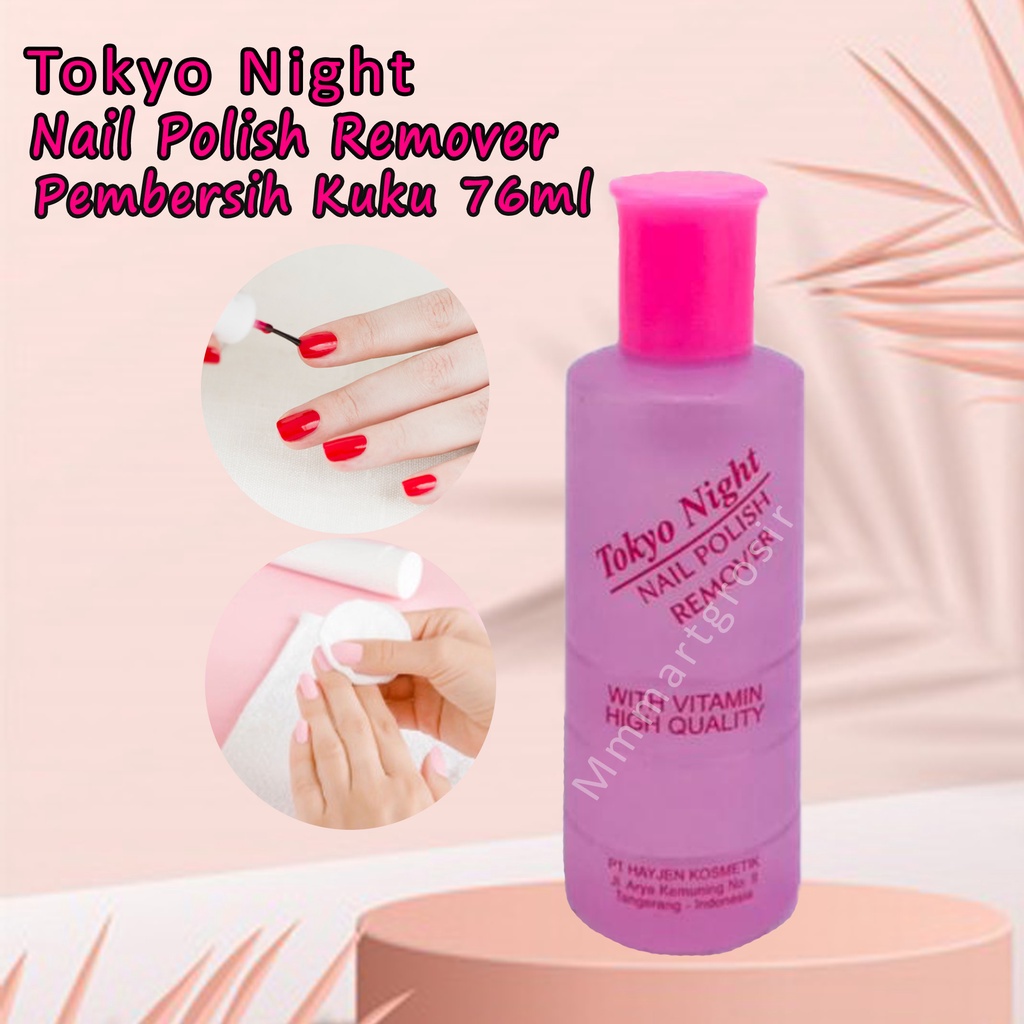 Tokyo night / nail polish remover / with vitamin high quality / 76 ml