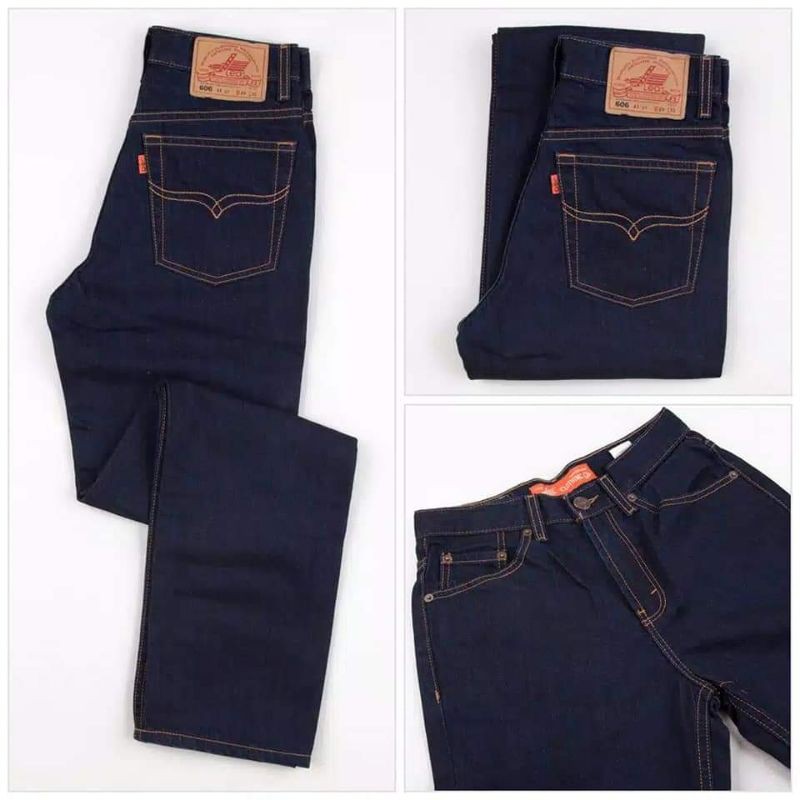 Celana Jeans Denim Pria Lea 606 Standart Reguler// Original Denim