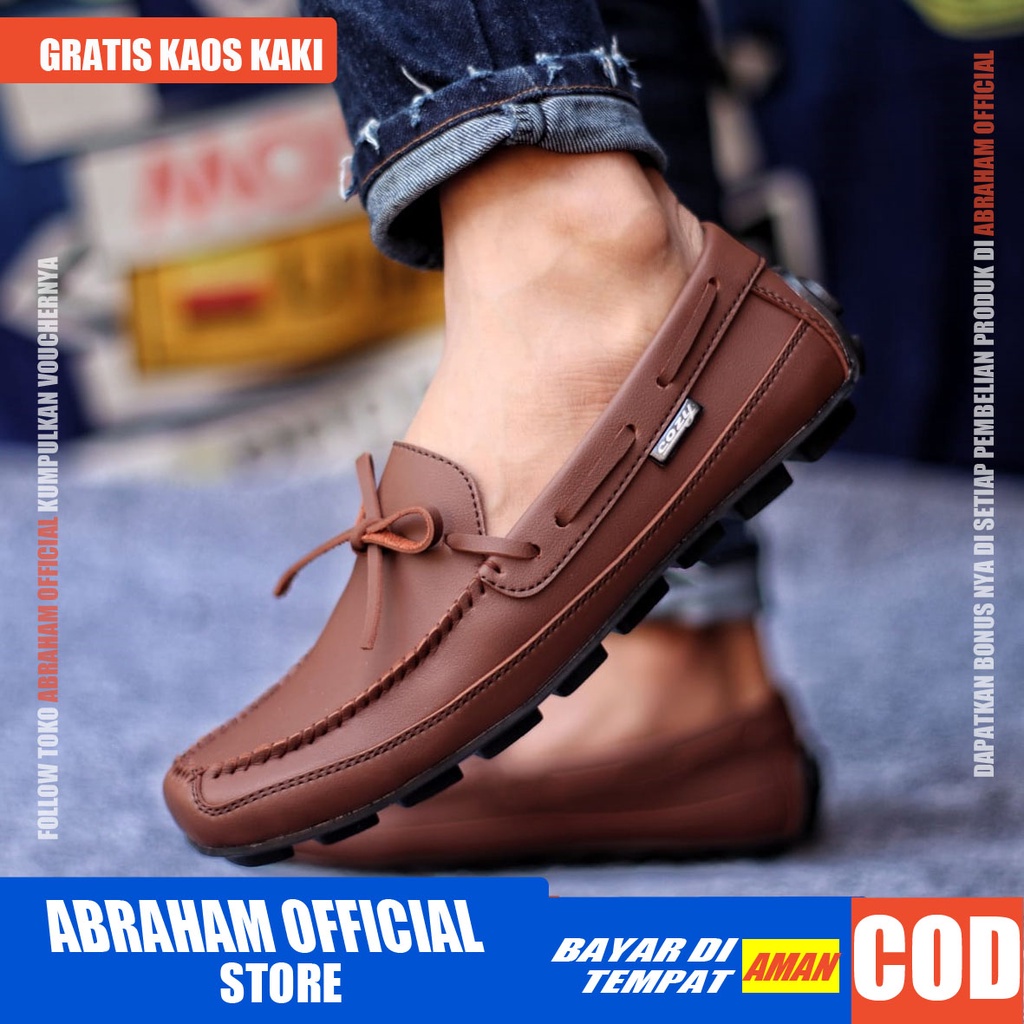 ABRAHAM Sepatu Casual Slip On Kerja Pria