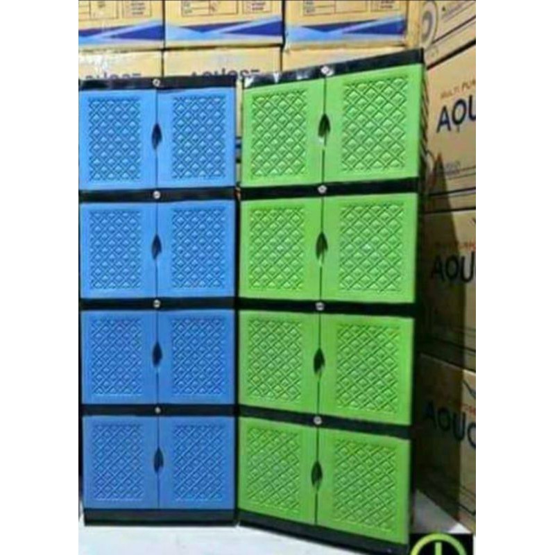 Lemari Plastik Aquose 4 susun