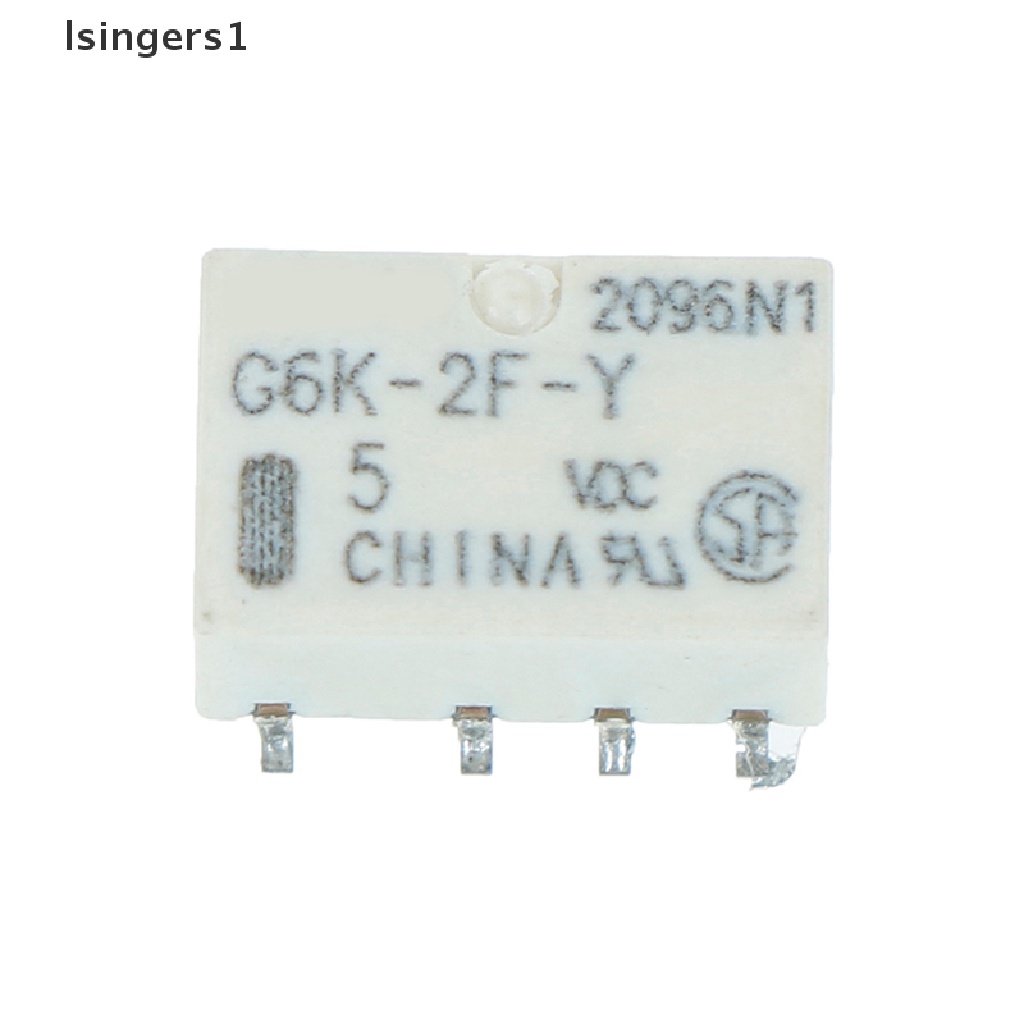 (lsingers1) 5pcs relay Sinyal dc 5v smd g6k-2f-y 8pin Untuk omron relay