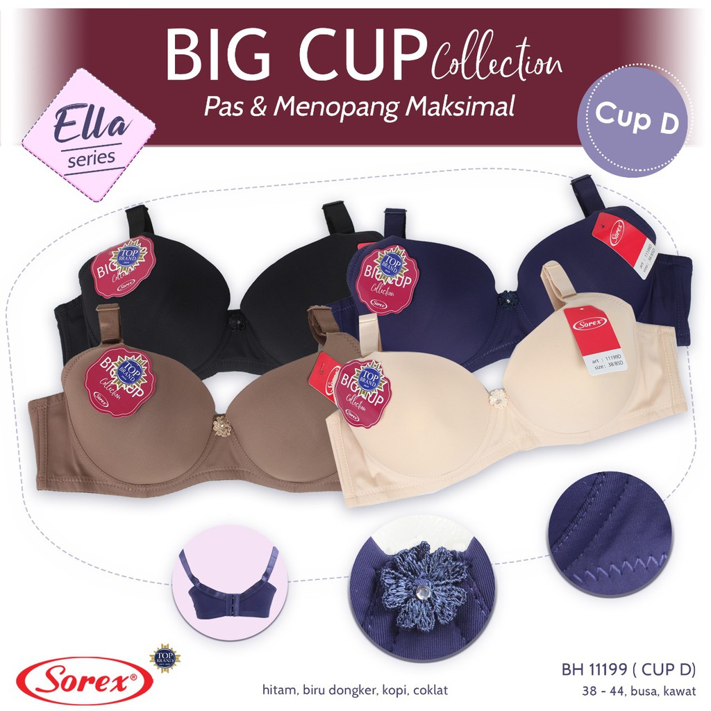 babybear Bra BH Sorex 11199D, 33417, 99173 Kawat Busa Tipis Cup Besar