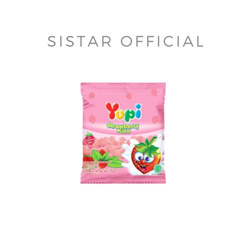 

YUPI GUMMY STRAWBERRY KISS 45gr