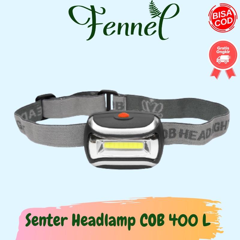 Senter Headlamp Waterproof LED 3 Modes COB Headlight CH-2016