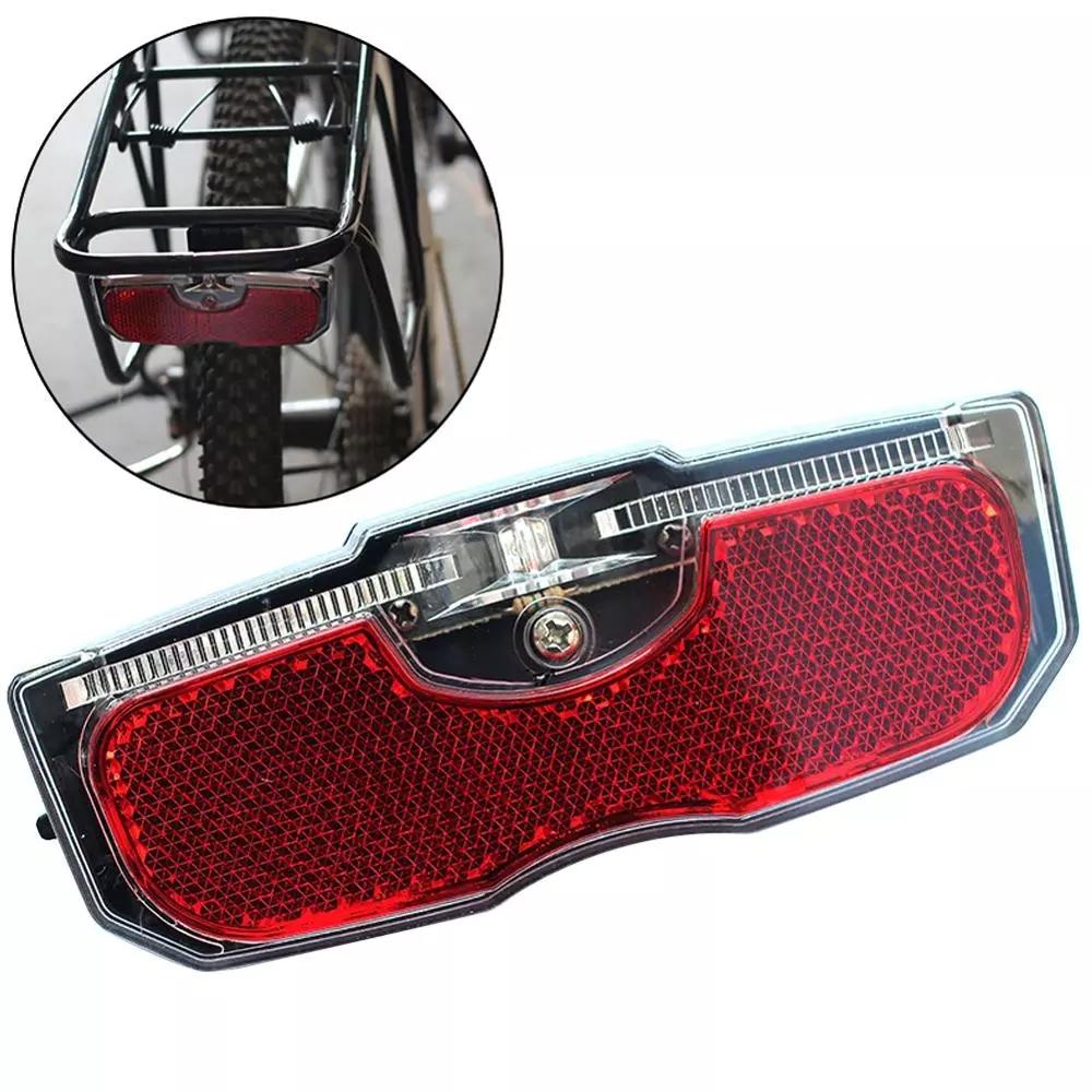 Sepeda Roadbike Reflektor Belakang Agustinina Praktis Untuk Rak Koper Lampu Belakang MTB Warning