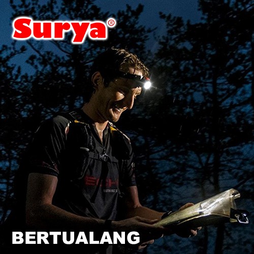 Surya Senter Kepala Selam LED Super Terang Lithium SYH K106R LAMPU KUNING 10 Watt Super LED