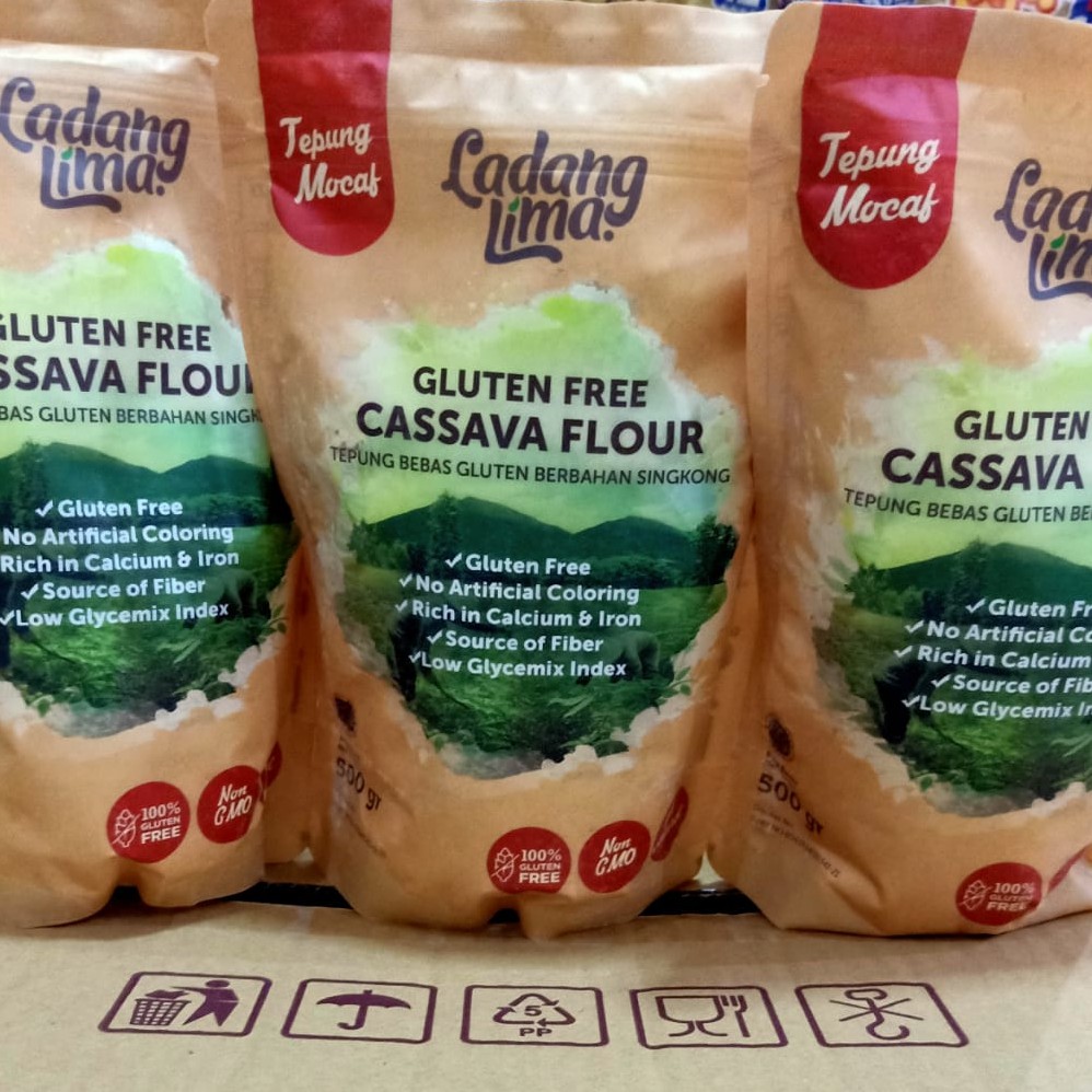 

TEPUNG SINGKONG 500 GRAM LADANG LIMA (CASSAVA FLOUR) 1 PC