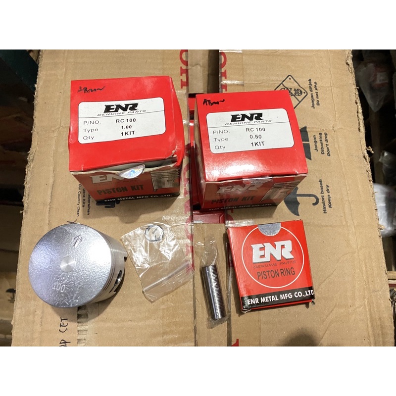 PISTON KIT ASSY RING SEHER RC100 RC 100 OVERSIZE 100 50 SEKER RC 100 OS 50 100