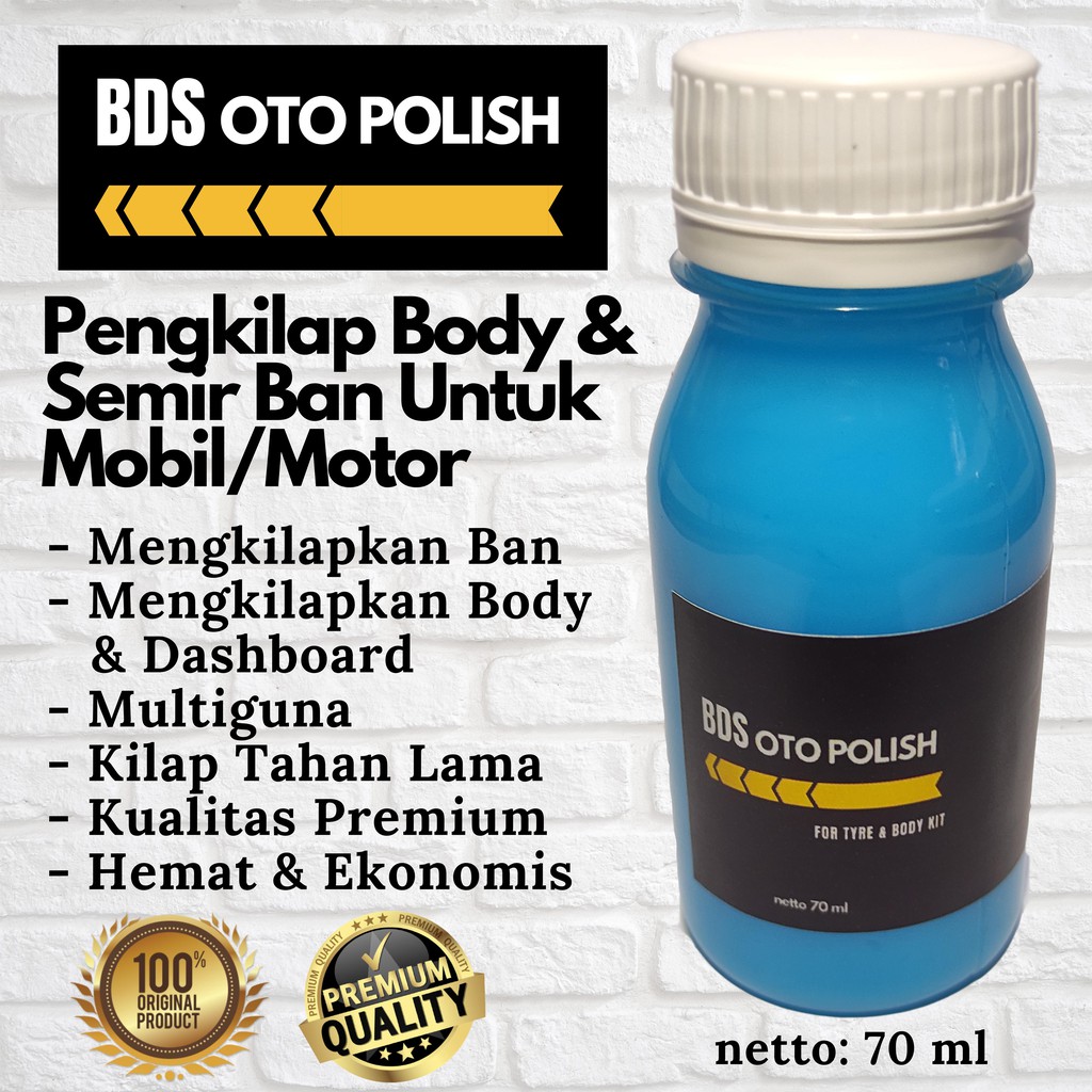 Semir Ban / Pengkilap Body Motor dan Mobil / Semir Ban Motor / Semir Ban Mobil Original
