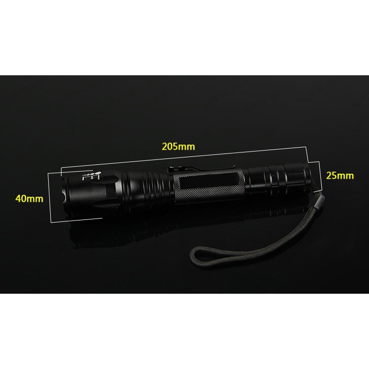 Taffware E27 Senter LED Cree XM-L T6 3800 Lumens