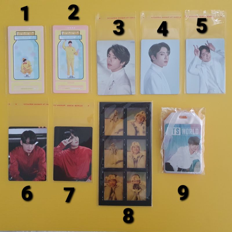 MPC Mini Photocard Jungkook BTS TOUR MAP OF THE SOUL MOTS ONE MUSTER 3 BTS WORLD NAMJOON WINTER PACK