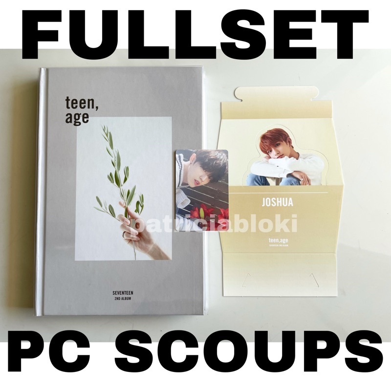 Fullset 2nd Album Seventeen Teen Age Unsealed Photocard Scoups White Ver TA TeenAge S.coups Cheol Se