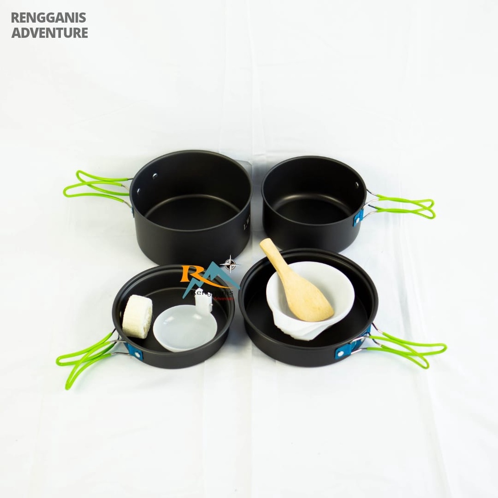 Cooking set SY 200 DS 101 DS 301 DS 308 Penggorengan Alat Masak Camping