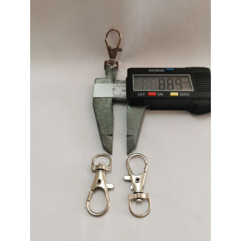 

kaitan tas / kaitan id card 1cm nikel / 144pcs