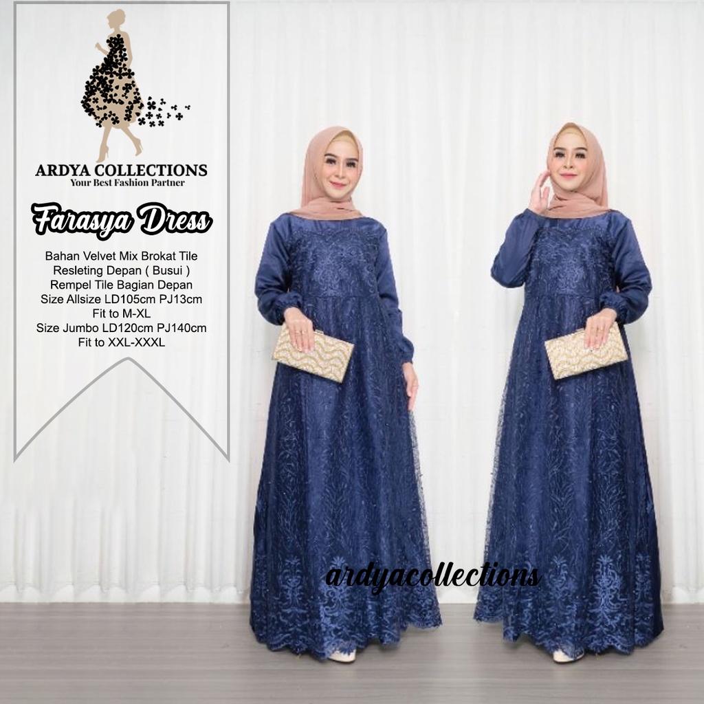 Gamis Brukat Pesta Busui Tile Depan Gamis Jumbo New Arrival Baju Model Gamis Terbaru 2022