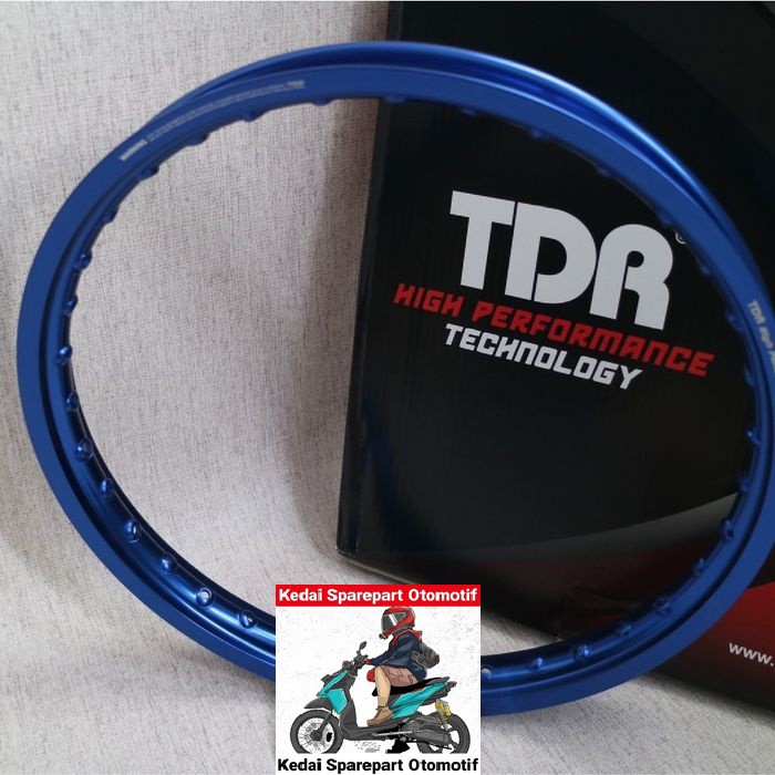 Velg TDR 17 x 160 All New Wx Shape Biru Blue