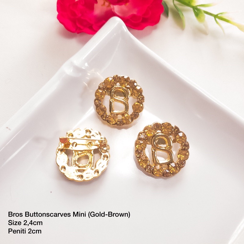 BROS BUTTONSCARVES KW (PART 2) BROS B-Mini gold-brown