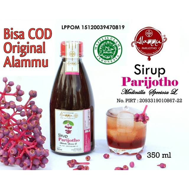 

Promil Parijoto, Sirup Parijoto, Penyubur kandungan, sirup parijoto promil 350 ml