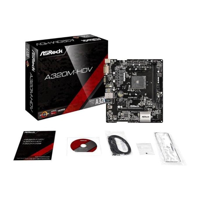 Termurah Asrock A320M-Hdv Socket Am4