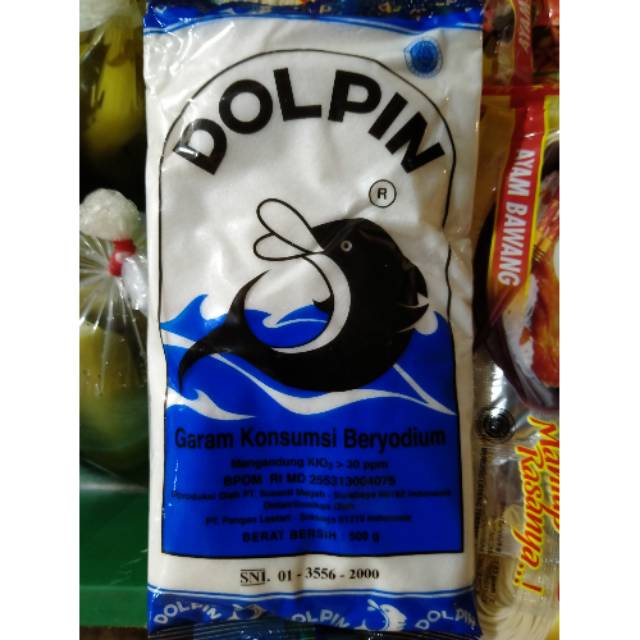 

Garam Dolpin berat 500 gram