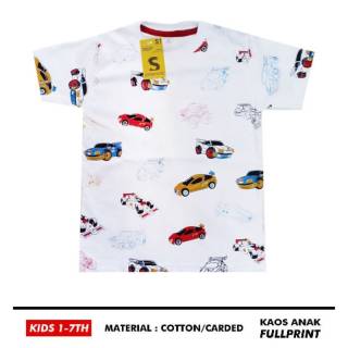  BISA COD KAOS ANAK FULLPRINT  MOBIL MURAH Shopee Indonesia