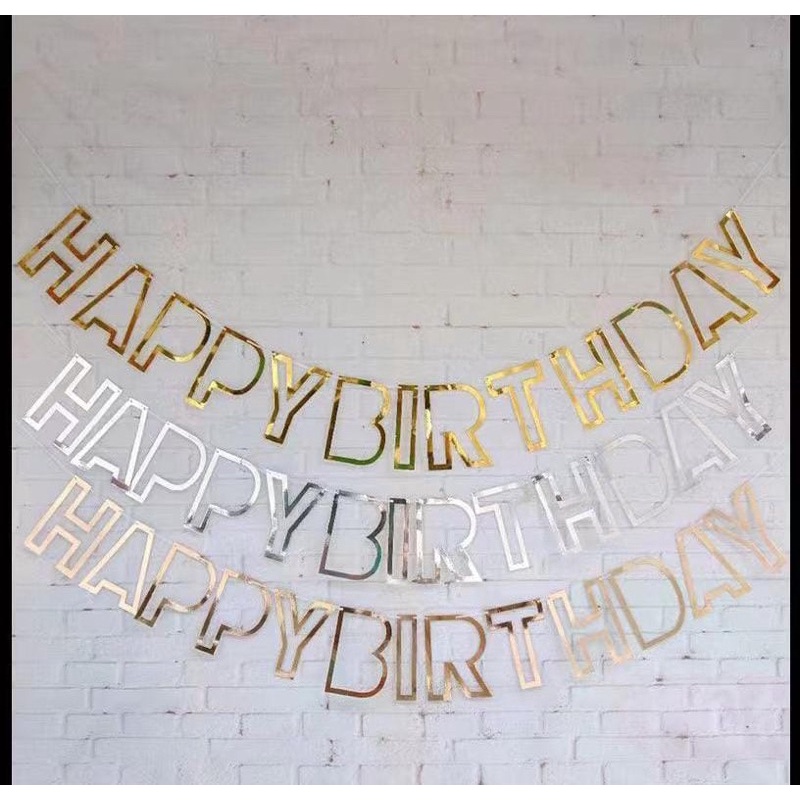 Banner Happy Birthday FRAME/HOLLOW