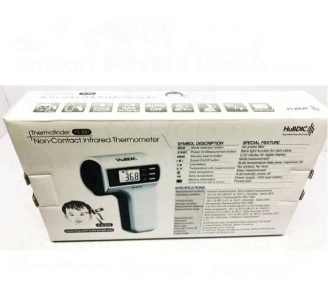 Termometer Infrared Hubdic Non Contact fs 300 dan fs 700