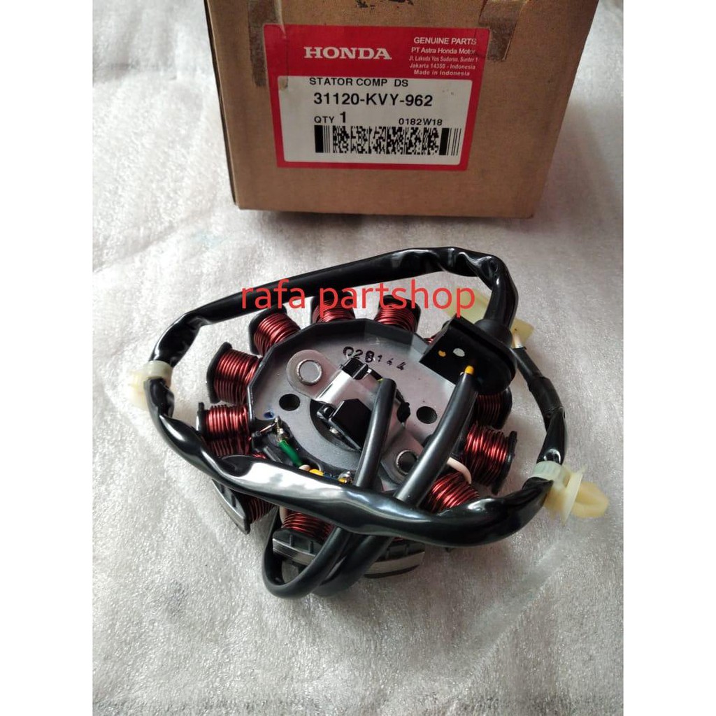 Spul Magnet Stator Comp DS  BeAT Karburator 31120KVY962 ORI AHM