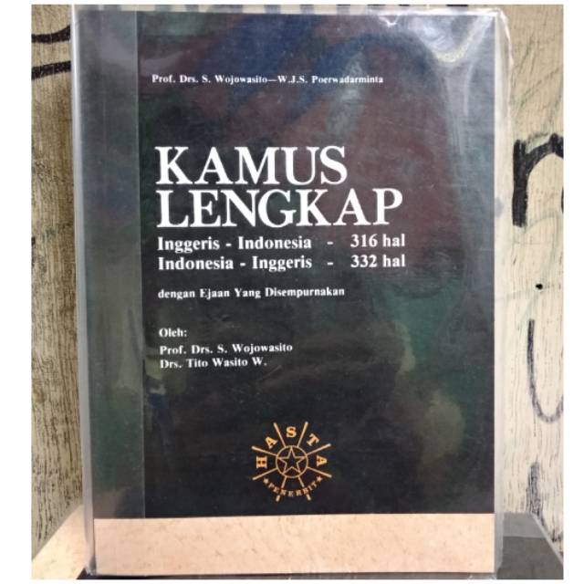 

Kamus Lengkap Inggris - Indonesia Indonesia - Inggris (Hasta)