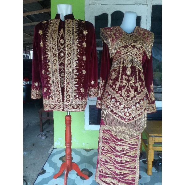 baju pengantin minang