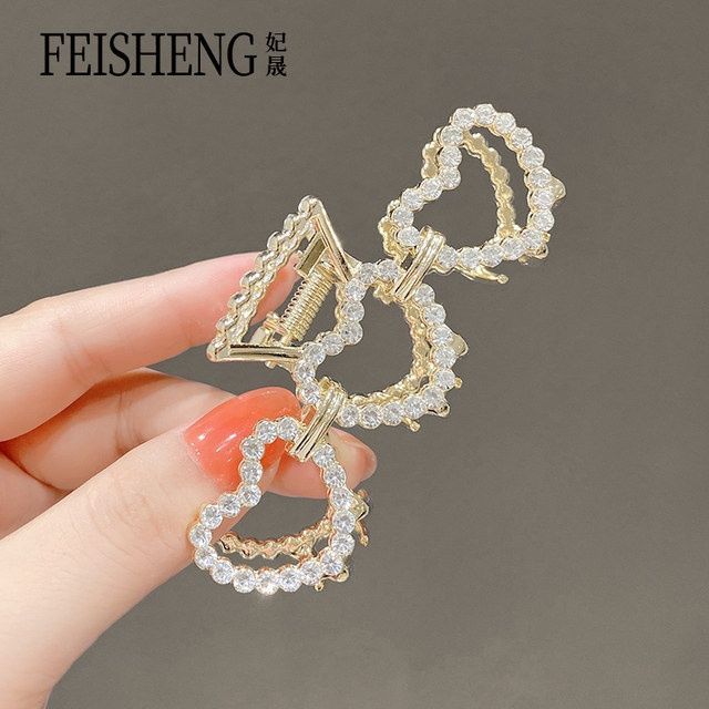 Jepit rambut korea wanita premium jedai mutiara zirkon elegan mode terbaru original import  8cm JD03#