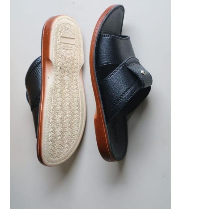 Termurah sandal pria kulit branded/sandal pria keren/sandal kulit mirado