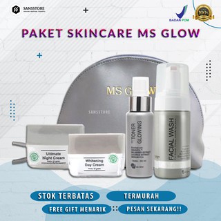 MS GLOW SKINCARE PAKET DAN ECERAN | Shopee Indonesia