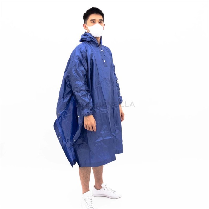 Jas Hujan Ponco Lengan Plevia Raincoat Scotchlite 732