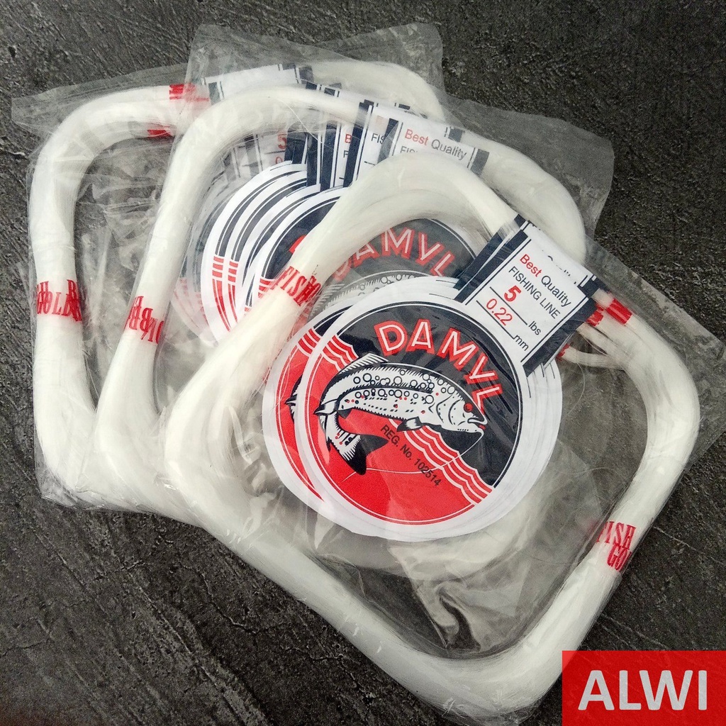 Senar Pancing 300 Meter Merk DAMYL 2lb, 3lb, 4lb, 5lb, 6lb ~ Senar Pancing & Senar Jala