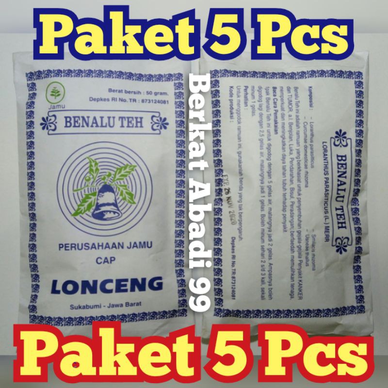 

Benalu Teh Cap Lonceng - Paket 5 Pcs