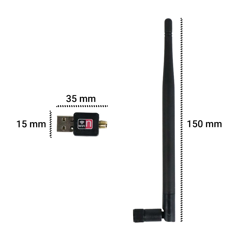 Overview of Wireless USB Adapter 802.11N 150Mbps Realtek 8188 Chipset Dengan Antena