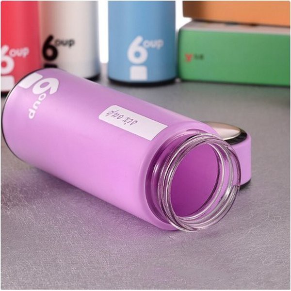 BABEE BOTOL MINUM KACA SIX OUP 450ML / TUMBLR TUMBLER WARNA WARNI / BOTOL MINUM