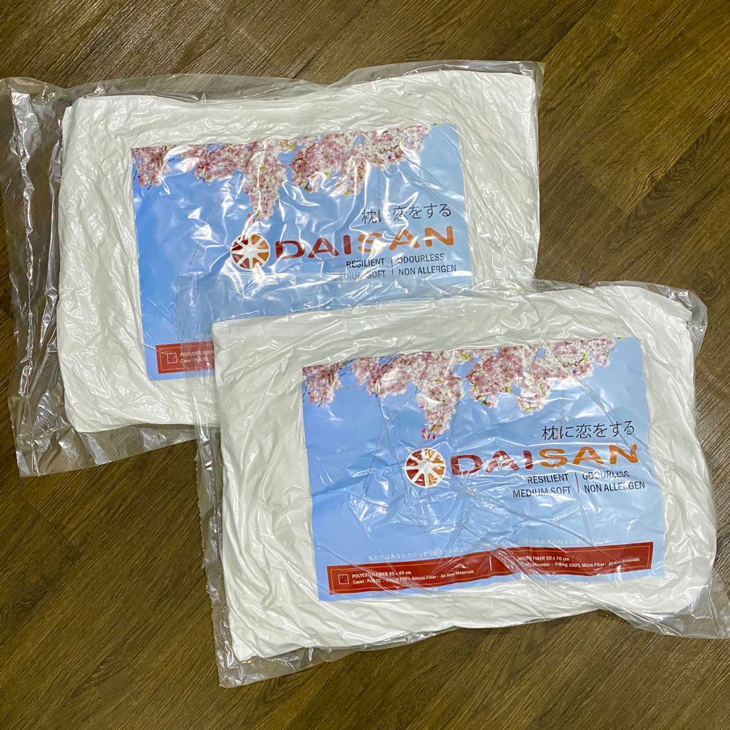 DAISAN Bantal dan Guling Microfiber Premium