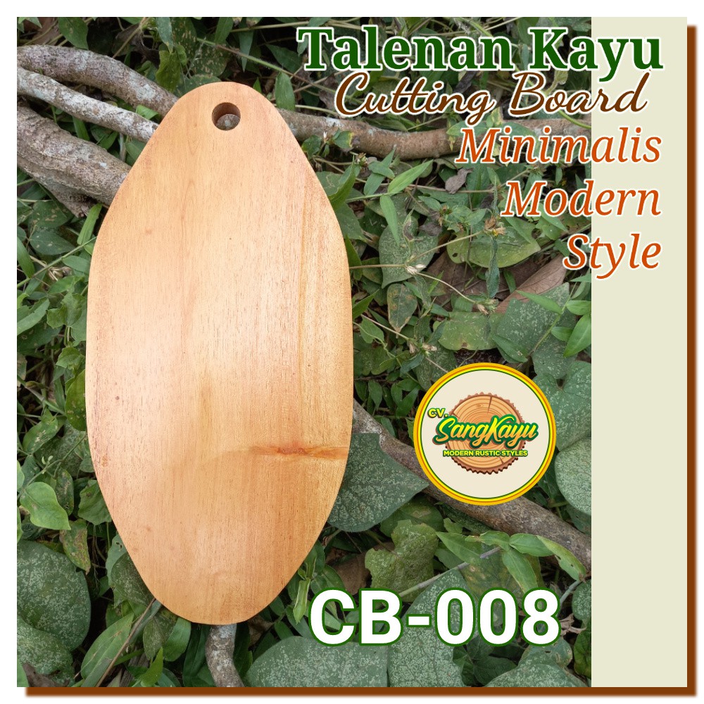 Talenan 30x15cm 008 talenan kayu modern Cutting Board Chopping board