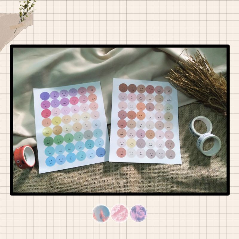 

SMILEY FACE STICKER/STICKER DOT SMILE