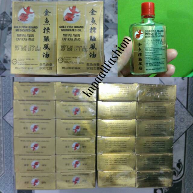 Minyak Angin Cap Ikan Mas Malaysia 13ml