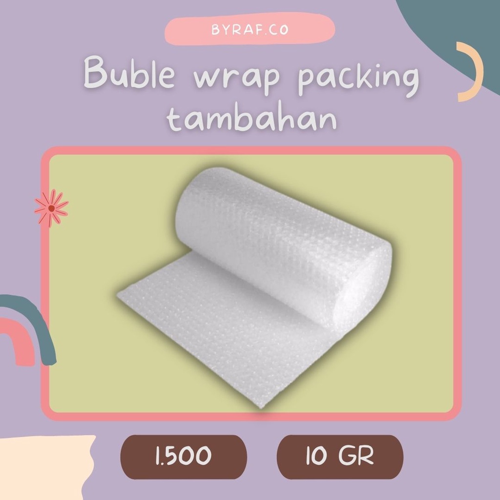 

BUBBLE WRAP TAMBAHAN UNTUK PACKING