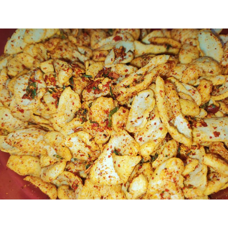 

otak-otak kering pedas daun jeruk