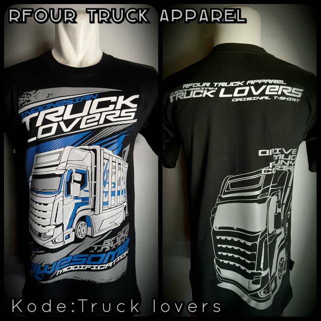 KAOS TRUK TRUCK LOVERS KAOS CANTER BY RFOUR TRUCK APPAREL