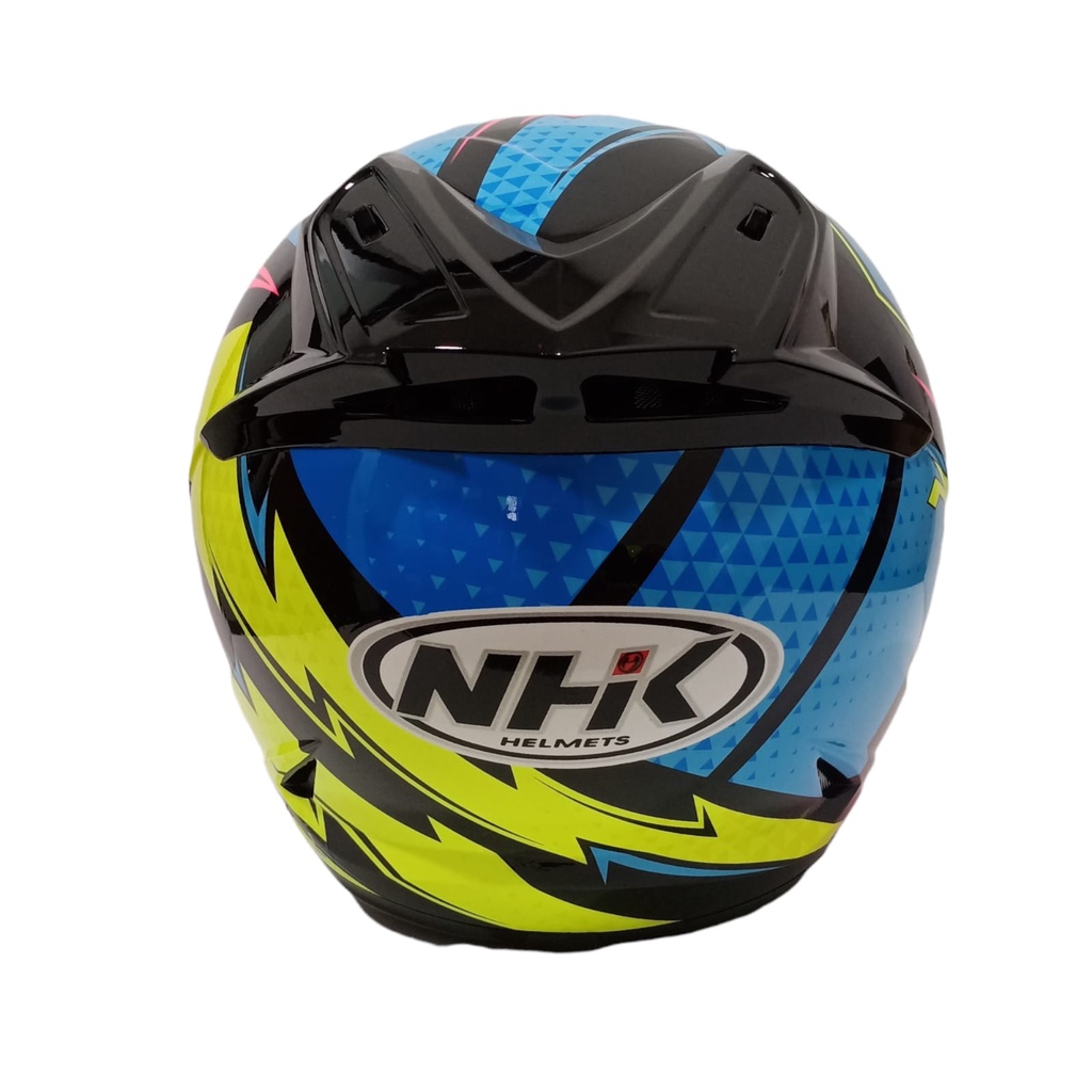 HELM FULL FACE NHK MOTIF RACE PRO FLASH BLACK PINK GLOSSY